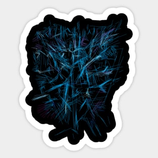 abstract gothic background Sticker